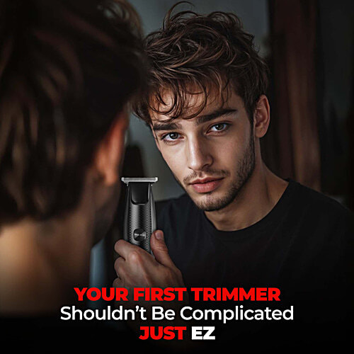 Beardo Ape-X EZ Trimmer Men Beard - 120 Min Run Time, 7000 RPM Motor, Li-ion Battery, Multiple Length Settings, 1 pc  Durable Blades