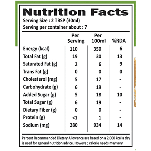 Yamamori Caesar Dressing, 220 ml  No MSG & Preservatives, Rice Bran Oil