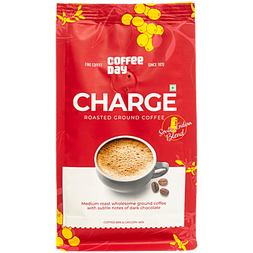 Café Coffee Day Coffee Powder - Charge 60% Coffee & 40% Chicory, Dark Roast, 200 g  