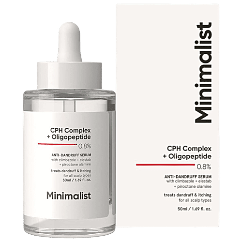 Minimalist CPH Complex + Oligopeptide 0.8% Anti-Dandruff Serum, 50 ml  For All Scalp Types