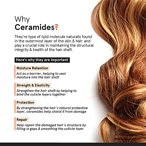 Minimalist Frizz Control Complex SPF 30 Hair Serum With Ceramide, 50 ml Smoothens, Protects from UV, For All Hair Types