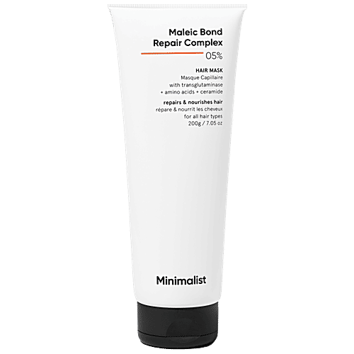Minimalist Maleic Bond Repair Complex 05% Hair Mask, 200 g  Repairs & Nourishes Hair