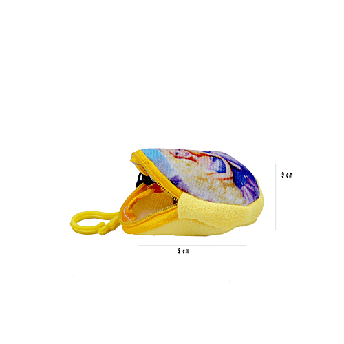 Pearlfiesta Navratri Combo of 9  Emoji Pouch Mini Cute Round Face Smiley Purse for Earphone, Coins, kanjak Gifts (Pack of 9), 9 pcs  