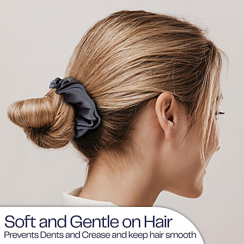 Pearlfiesta Satin Scrunchies Combo Pack, Anti-Hair-Breakage, Hair Ties, Scrunchies Best Gift for Sister, Friend, Mom, 9 pcs  