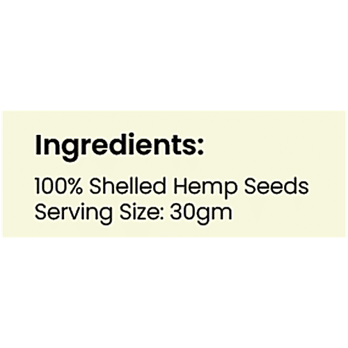 Hemptyful Himalayan Hemp Hearts, 150 g Shelled Hemp Seeds, Gluten Free, Amino Acids, Anti Oxidants