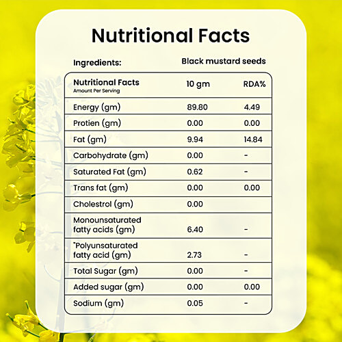 Mill-it Cold Pressed Black Mustard Oil, 1 L Omega Rich, High Antioxidants, Packed with Vitamin E, Heart Friendly, Supports Digestion