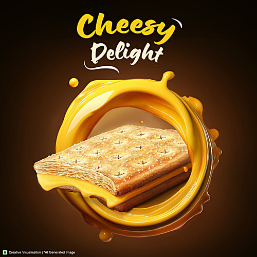 Sunfeast Cheese Wowzers 14 Layered Enrobed Cracker, 128 g  