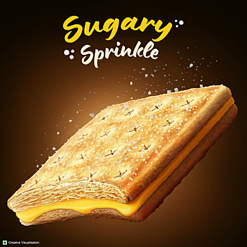 Sunfeast Cheese Wowzers 14 Layered Enrobed Cracker, 128 g  