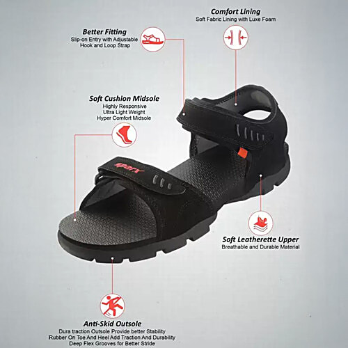 Sparx Mens Sandal, 1 Pair (UK/IND-7) 