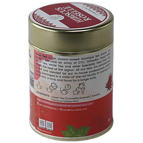 Lluvia Tea Hibiscus Roselle Speciality Tea, 50 g