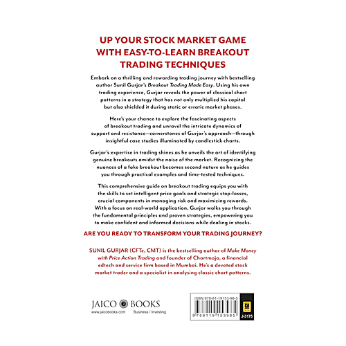 Jaico Publishing House Breakout Trading Made Easy: Maximize Your Profits With Simple Price Action Strategies, 1 pc