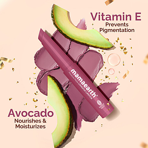 Mamaearth Moisture Matte Longstay Lipstick - Minis, Nude Perfection, 2.1 g (3 Units x 0.7 g each)