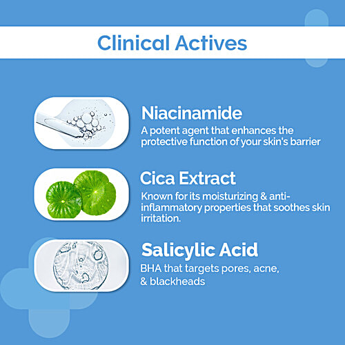 The Derma Co 2% Niacinamide Oily Skin Cleanser, 125 ml  Non-Irritant, 100% Soap Free, Non-Drying