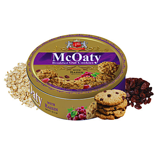 GPR Breakfast Oats Cookies - With Raisin, 288 g  