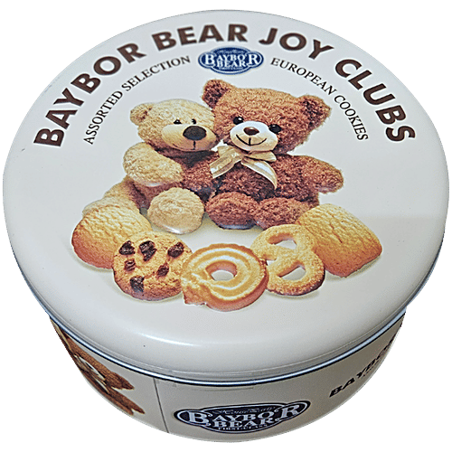 Baybor Bear Joy Clubs Assorted European Cookies, 208 g