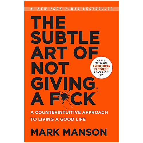 Harpercollins The Subtle Art Of Not Giving A F*Ck By Manson, Mark, 1 pc