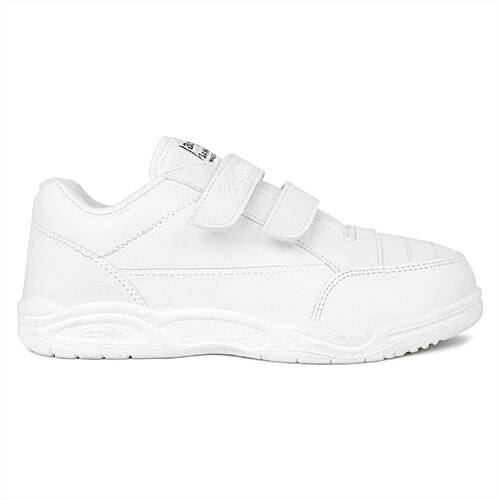 Action School Energy Velcro School Shoes For Boys & Girls - White, 1 Pair (UK/IND-1) 