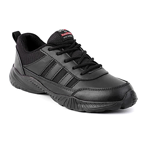 Action School Energy EVA Ultra Lightweight School Shoes For Boys & Girls - Black, 1 Pair (UK/IND-2) 