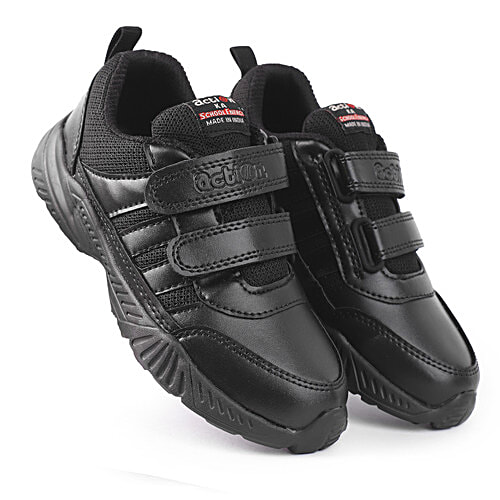 Action School Energy EVA Ultra Lightweight School Shoes For Boys & Girls - Black, 1 Pair (UK/IND-1) 