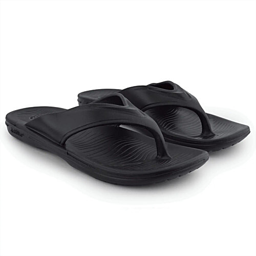 Action Hyperlite EVA Slipper For Men - Ultralightweight, Comfort, Premium, All Season, Walker, Black, 1 Pair (UK/IND-9)