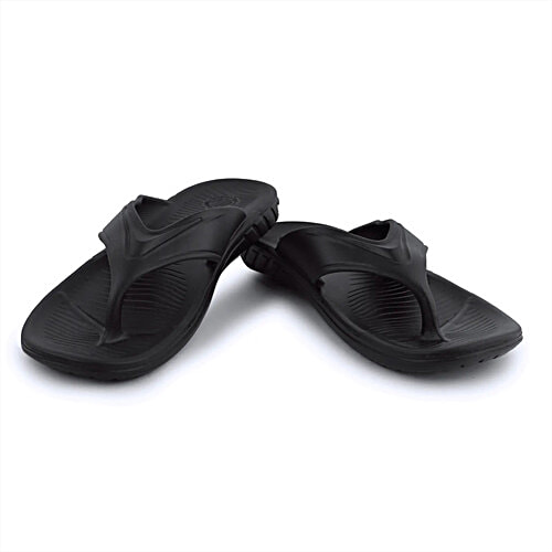 Action Hyperlite EVA Slipper For Men - Ultralightweight, Comfort, Premium, All Season, Walker, Black, 1 Pair (UK/IND-9)