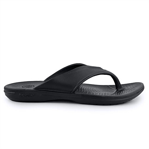 Action Hyperlite EVA Slipper For Men - Ultralightweight, Comfort, Premium, All Season, Walker, Black, 1 Pair (UK/IND-9)