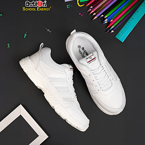 Action School Energy EVA Ultralightweight School Shoes For Boys & Girls - White, 1 Pair (UK/IND 5) 