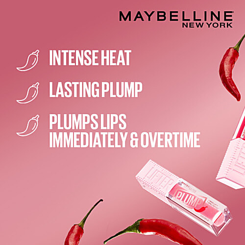 Maybelline New York Lifter Plump Plumping Lip Gloss, 5.4 ml Peach Fever 
