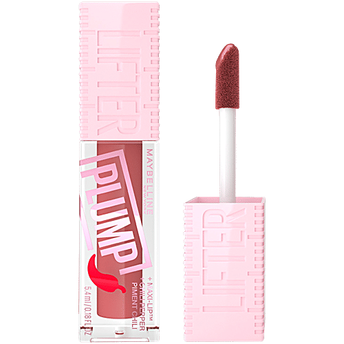 Maybelline New York Lifter Plump Plumping Lip Gloss, 5.4 ml Peach Fever 