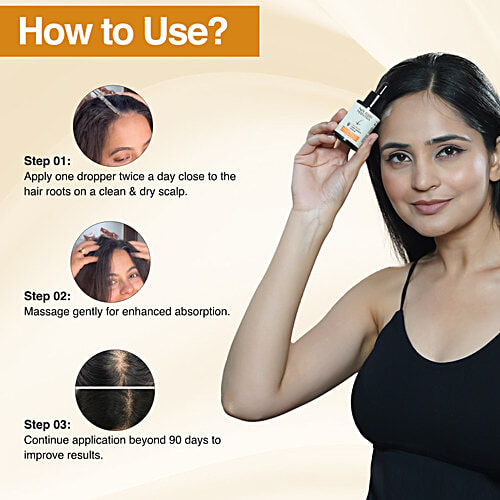 Nourish Mantra Advanced Hair Growth Serum - With Rosemary Extract, 25 ml  