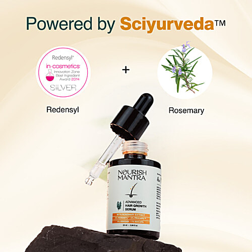 Nourish Mantra Advanced Hair Growth Serum - With Rosemary Extract, 25 ml  