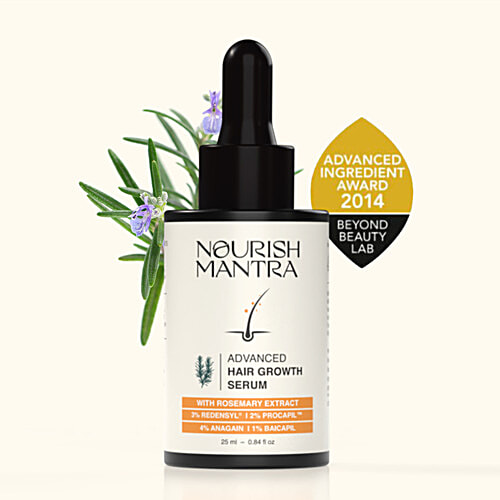 Nourish Mantra Advanced Hair Growth Serum - With Rosemary Extract, 25 ml  
