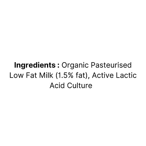 Alepa Farm Low-Fat Curd - Organic, 500 ml Certified Organic, No Antibiotics, No Hormones No Preserve