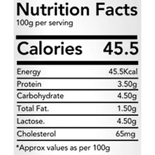 Alepa Farm Low-Fat Curd - Organic, 500 ml Certified Organic, No Antibiotics, No Hormones No Preserve