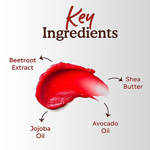 Deyga Natural Skincare Beetroot Lip Balm, 10 g  For Dry & Chapped Lips, For Pigmented Lips, For Women & Men, Classic Lip Balm, Lip Care