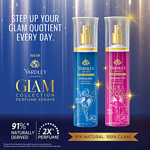 Yardley London Glam Collection Shining Star Perfume Spray, 135 ml  