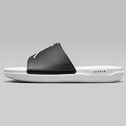 Nike Jordan Jumpman Slide - Black & White, 1 Pair (UK/IND-7)