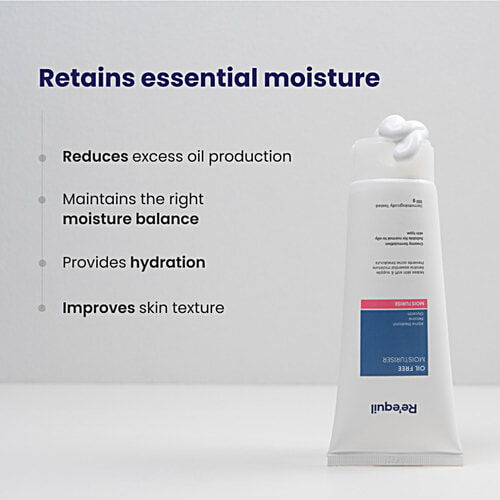 Re'equil Oil Free Moisturiser For All Skin Types, 100 g  Normal, Oily & Combination Skin