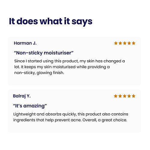 Re'equil Oil Free Moisturiser For All Skin Types, 100 g  Normal, Oily & Combination Skin