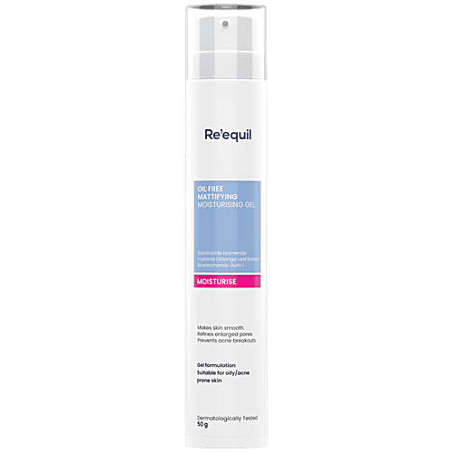 Re'equil Oil Free Mattifying Moisturising Gel, 50 g  