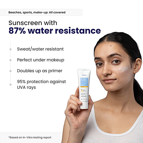 Re'equil Ultra Matte Dry Touch Sunscreen With SPF 50 PA++++, 50 g  