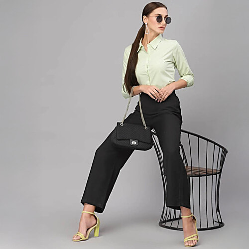 Style Quotient Light Green Shirt, 1 pc (Size - S)