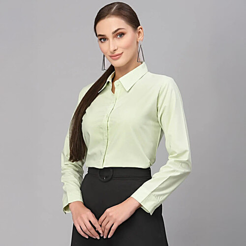 Style Quotient Light Green Shirt, 1 pc (Size - S)
