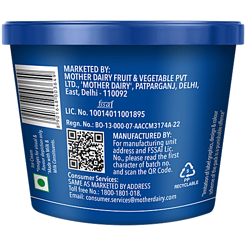 Mother Dairy Specials American Nutty Ice Cream, 500 ml