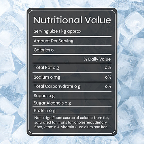 Burrf Sparkling Ice Cubes, 1 kg (30 pcs)