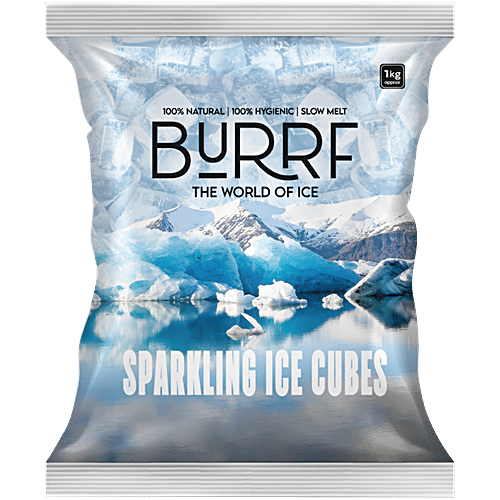Burrf Sparkling Ice Cubes, 1 kg (30 pcs)
