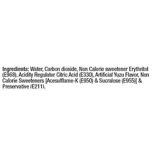 Vida Zero Calorie Yuzu Sparkling Flavoured Drink, 325 ml