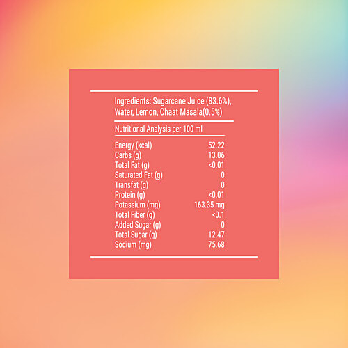 HRX By Eatfit Masala Sugarcane, 180 ml No Added Sugar, No Preservatives