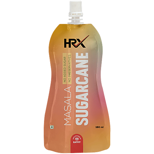 HRX By Eatfit Masala Sugarcane, 180 ml No Added Sugar, No Preservatives