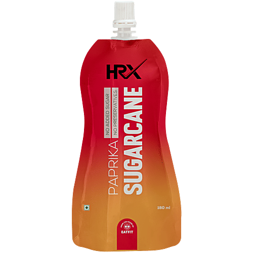 HRX By Eatfit Paprika Sugarcane, 180 ml No Added Sugar, No Preservatives